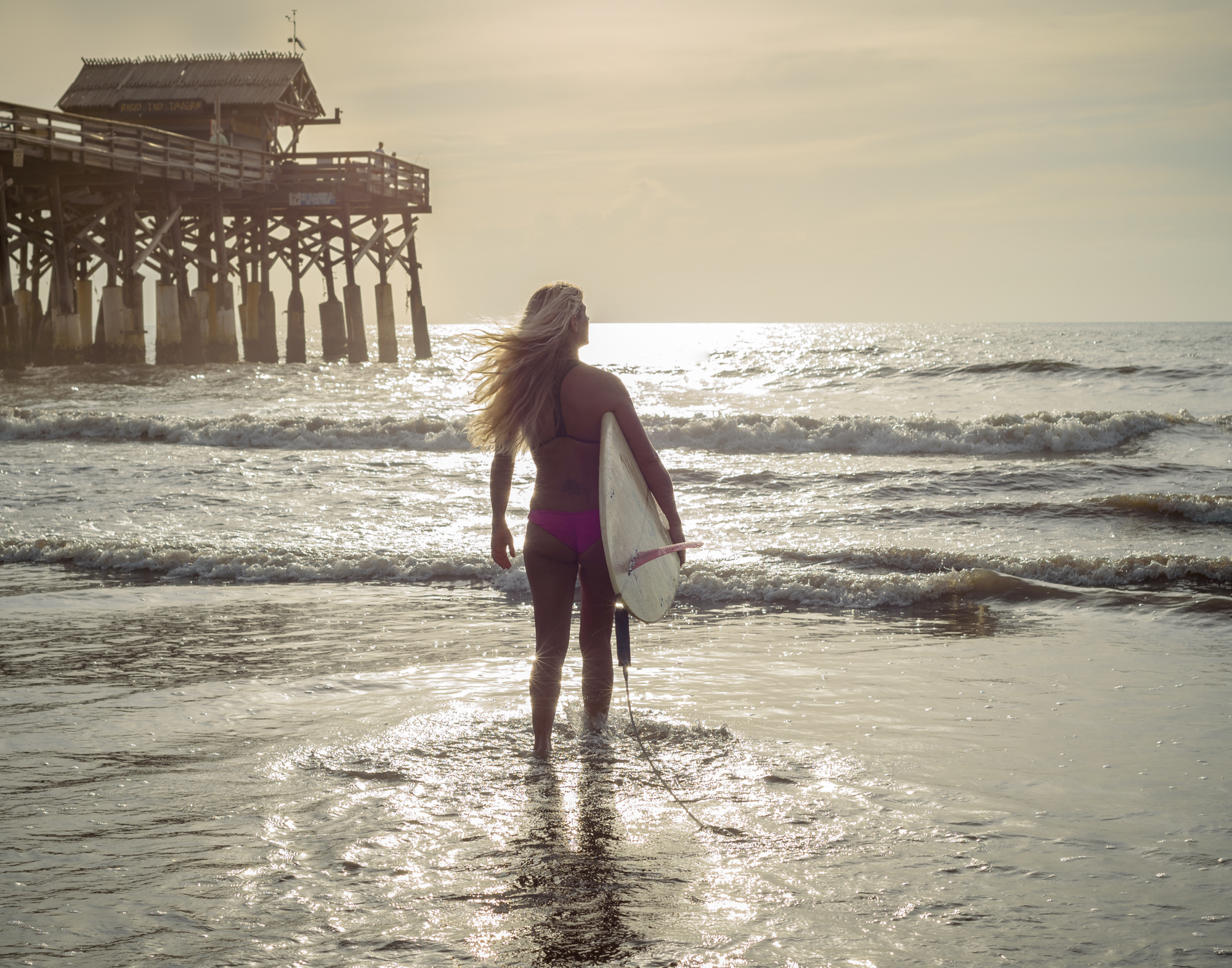Longboard Girl- Cocoa Beach, FL