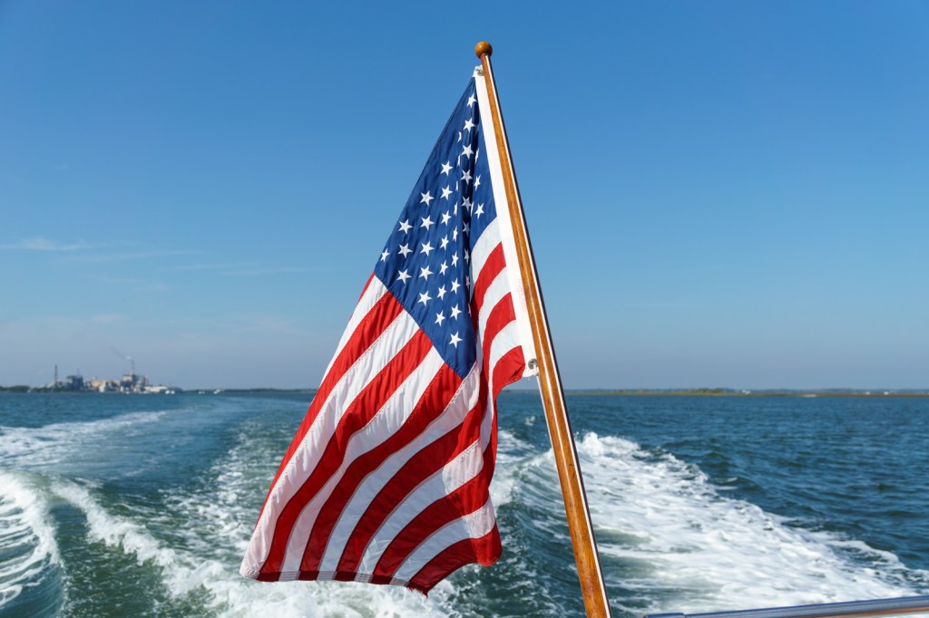 On the way to Cumberland Island