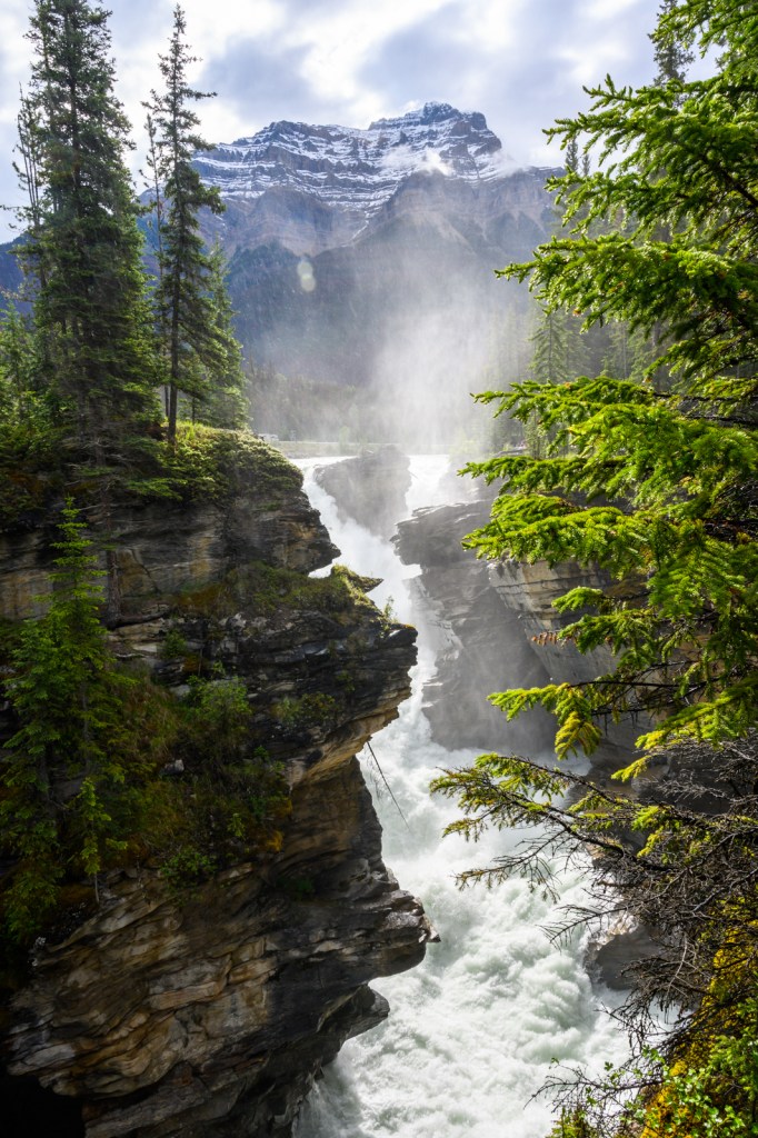 Athabasca Falls, - Jasper National Park
